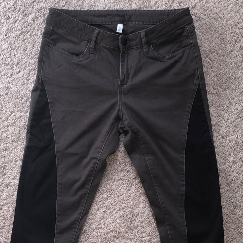 Chip & Pepper Color block skinny jeans